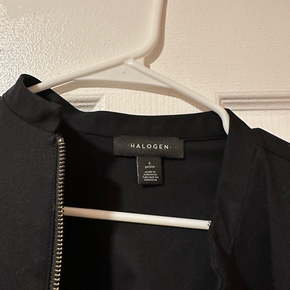 Halogen Black Blouson Sleeve Jacket - Picture 2 of 3